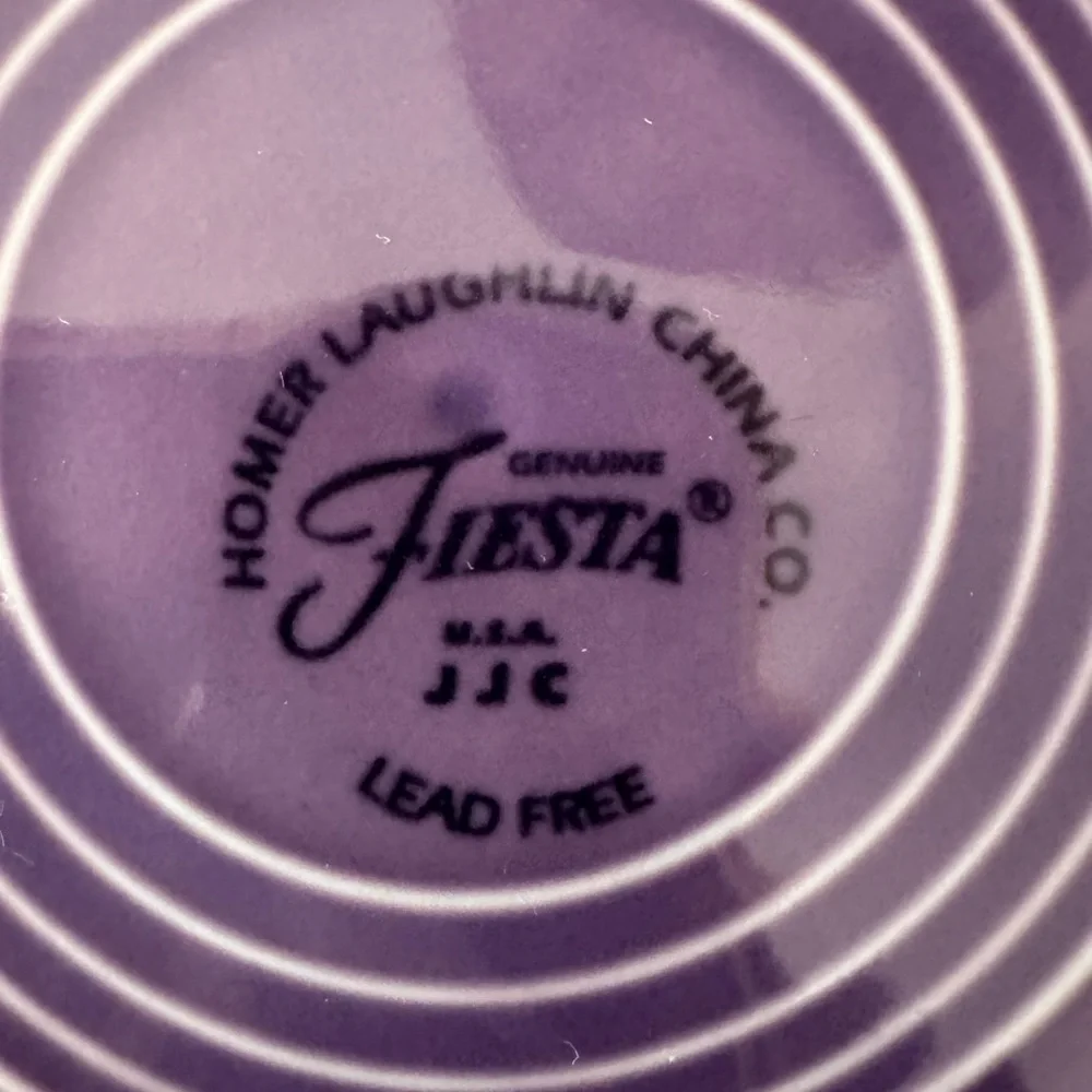 Fiesta Lilac Salad Plate - Picture 6 of 8